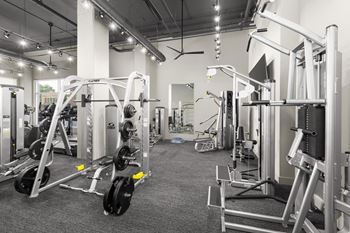 State-of-the-art fitness center and yoga studio